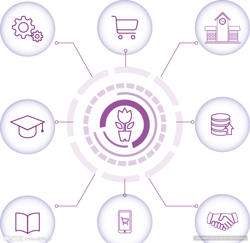 图表科技 图标 创意