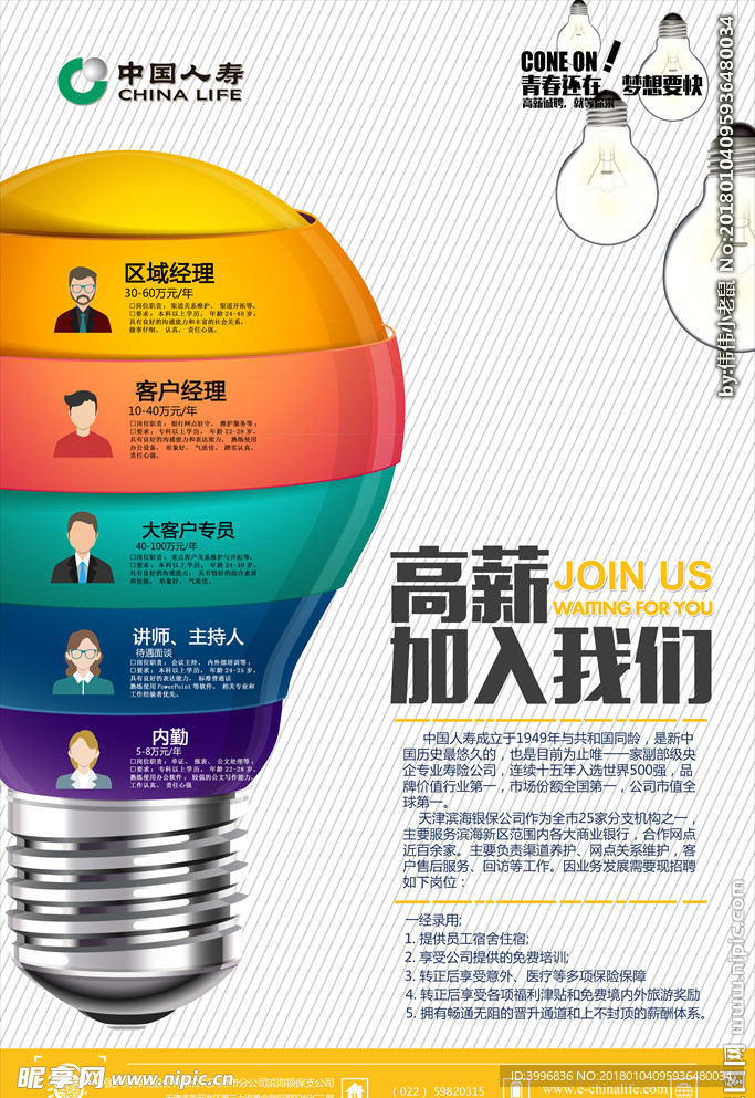 国寿 招聘 海报