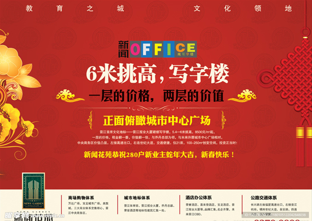 地产系列海报提案 创意地产报广