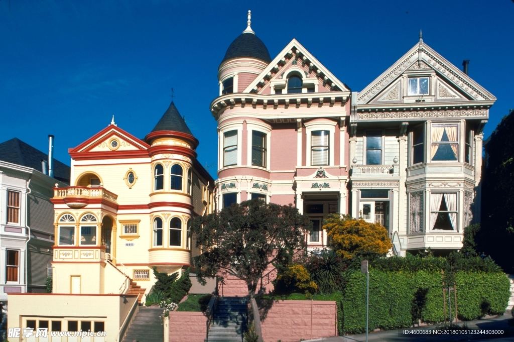 建筑摄影图片  别墅建筑素材