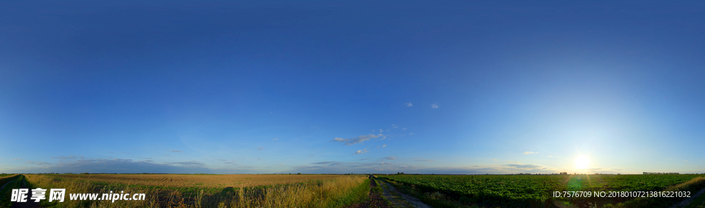 航拍全景补天 晴天