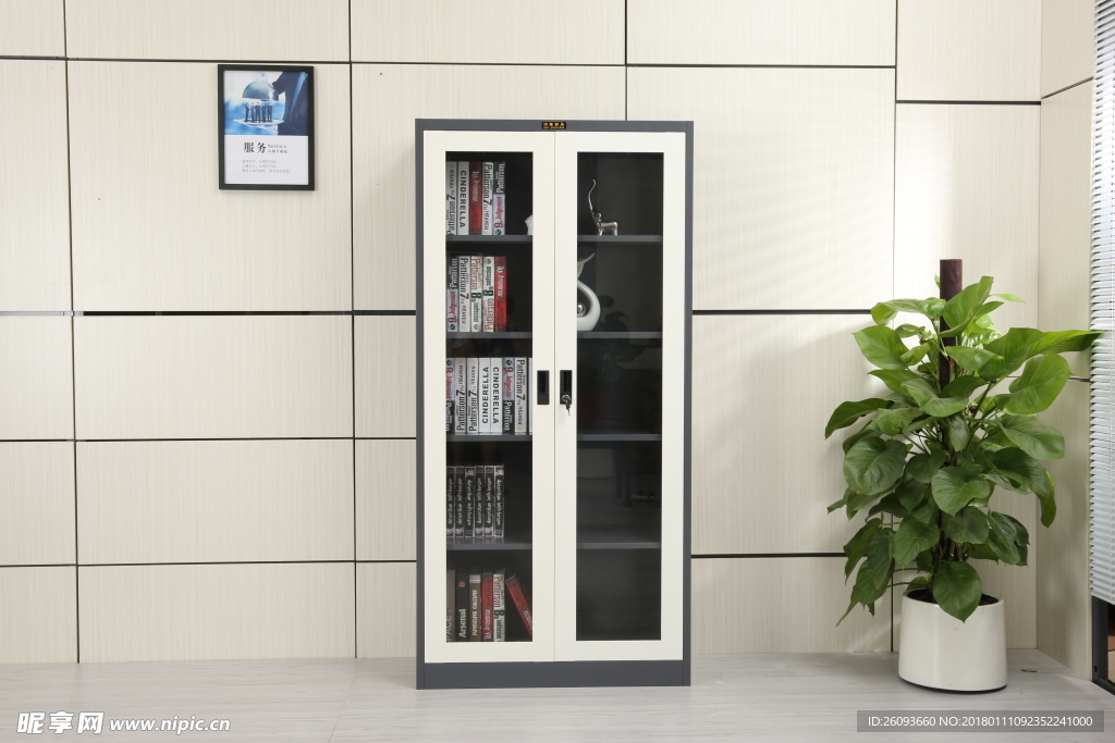 沛瑾家具开玻璃文件柜