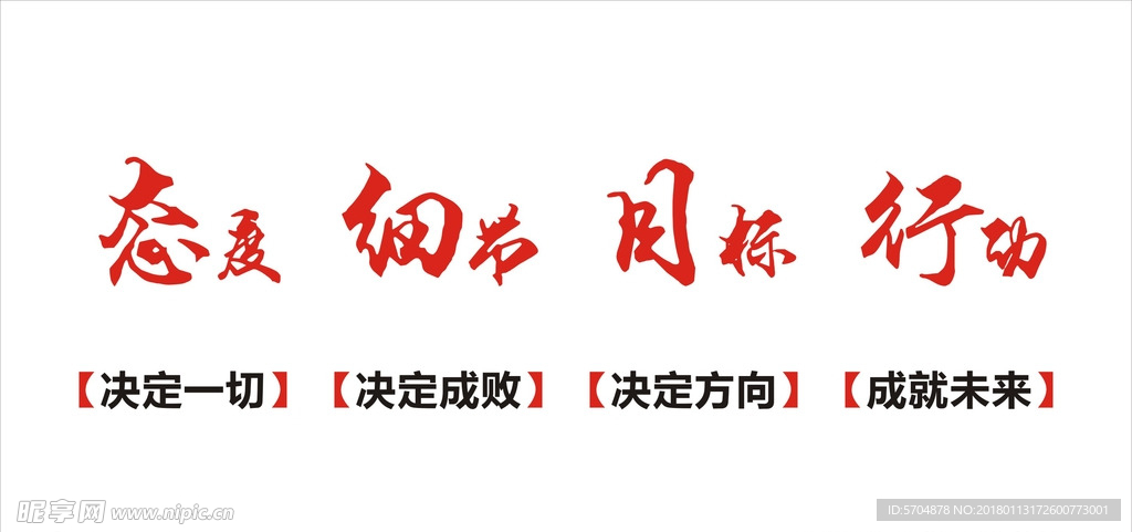 企业 员工 励志文化墙