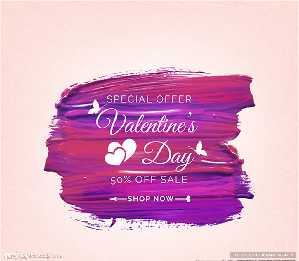 紫色的水彩销售背景