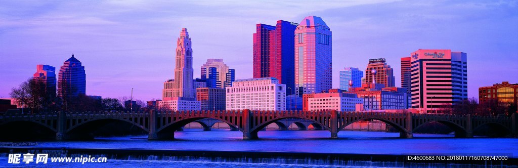 建筑摄影图片  都市巨幅图片