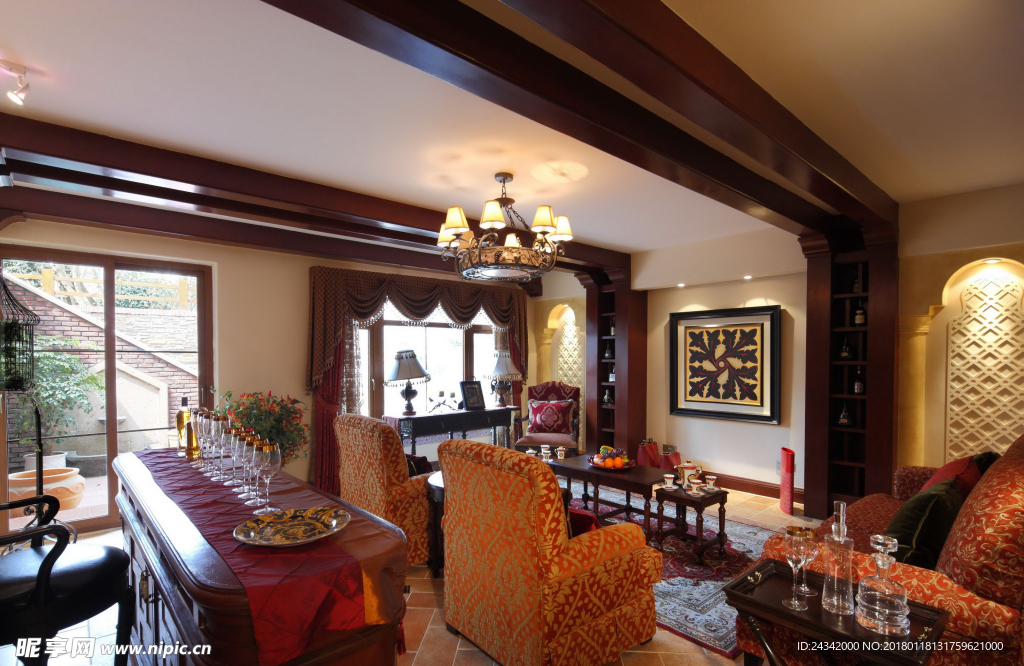 欧式风格室内实景图