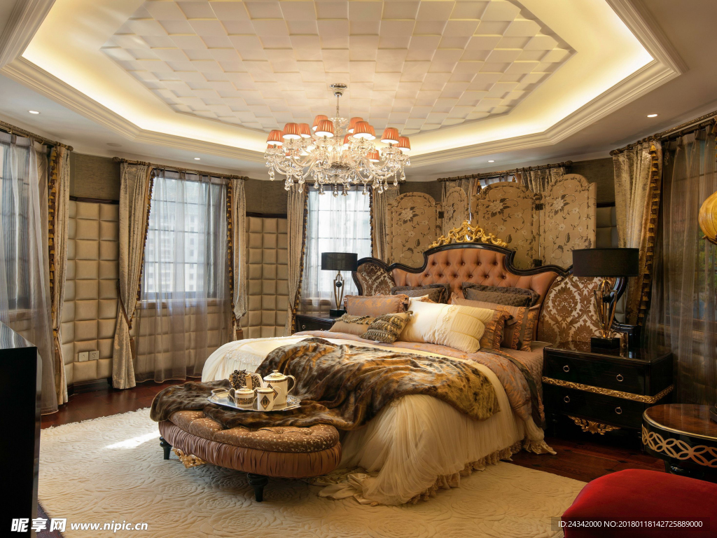 欧式风格装饰实景图