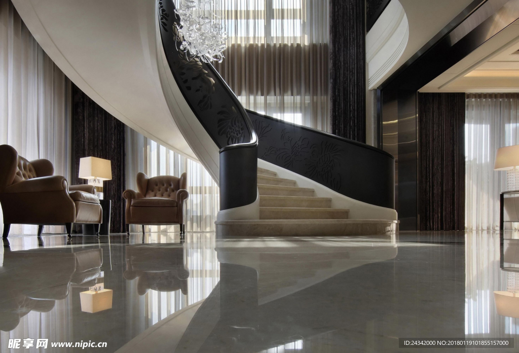 欧式风格装饰实景图