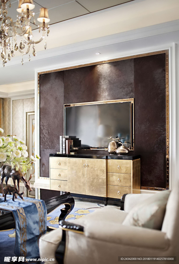 欧式风格装饰实景图