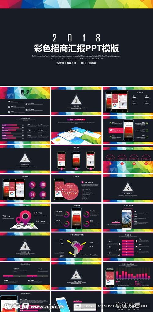 2018时尚酷炫项目商业计划书