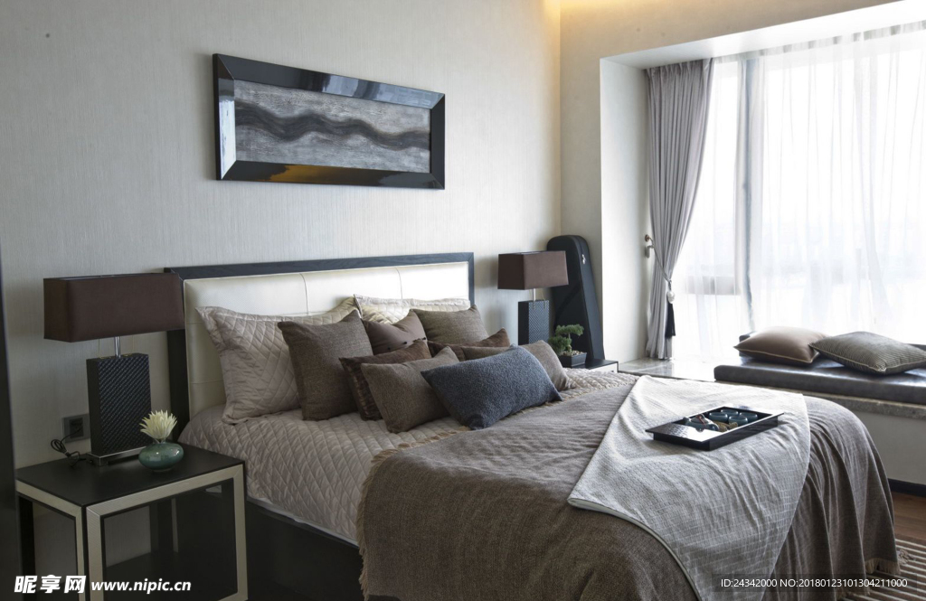 简约风格装饰实景图