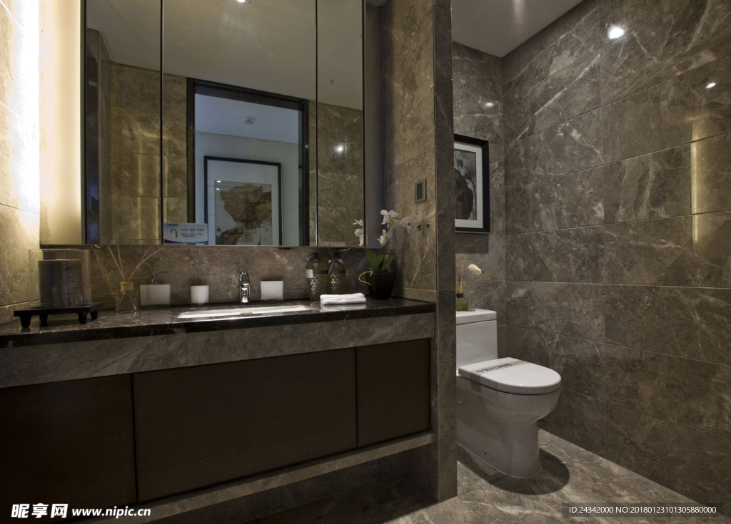 简约风格装饰实景图