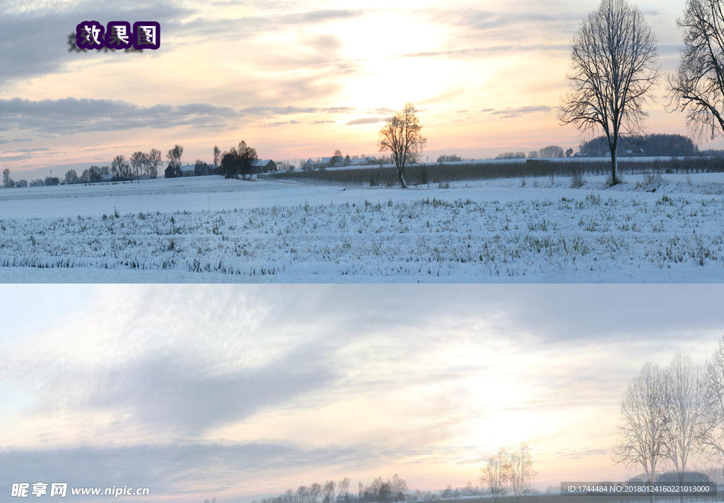唯美冬天雪景淘宝装修首页视频