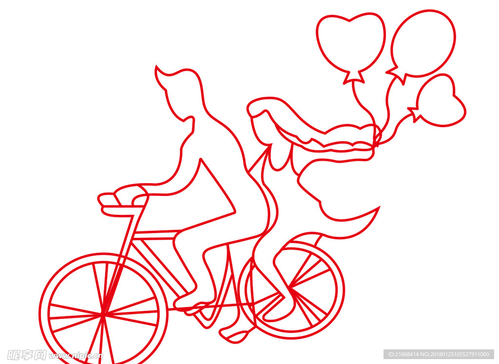 单车矢量图