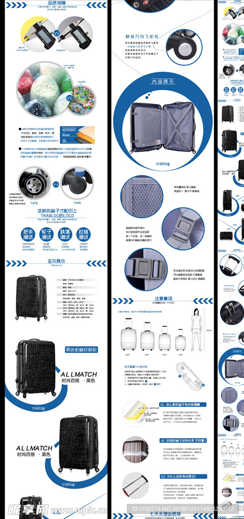 皮箱详情细节设计模板
