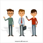 卡通商务人士图片