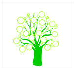 树 幼儿文化照片墙