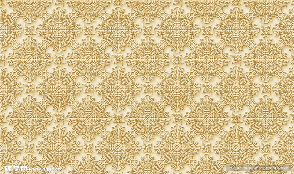 花纹图案电视背景墙