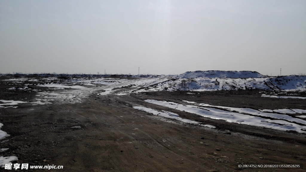 冬日里的乡村风景