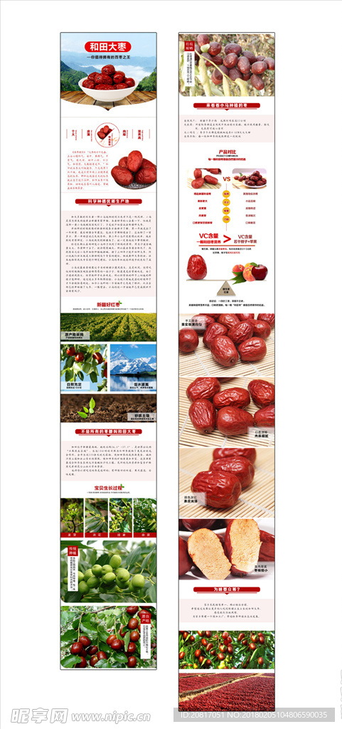 红枣详情页海报大枣海报