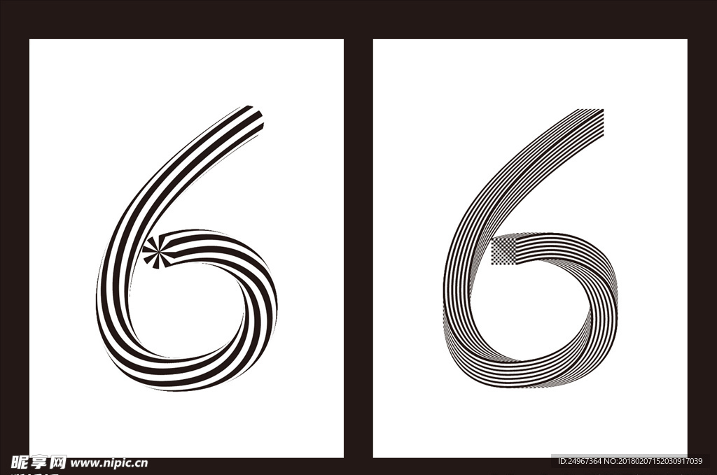 6 数字设计 卡通数字