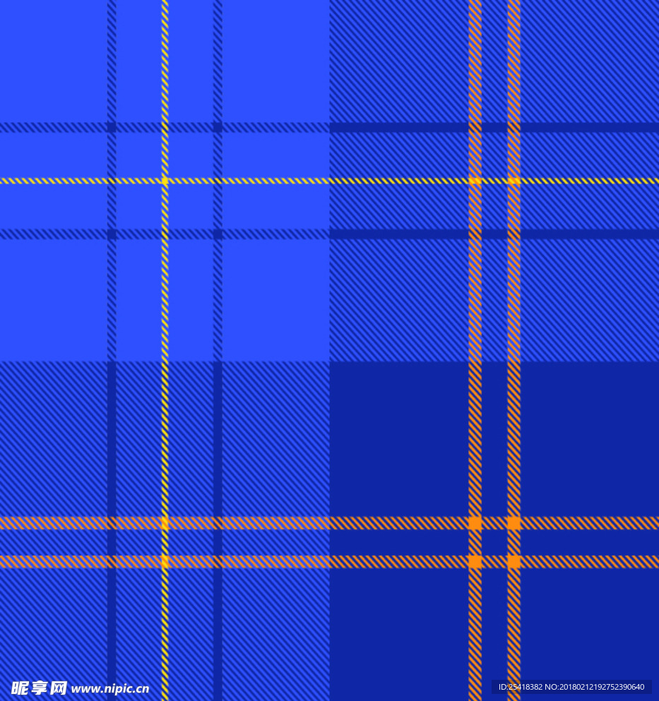 苏格兰格子矢量图
