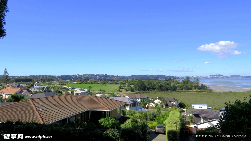 奥克兰海滨小镇 风光
