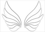 天使翅膀矢量图