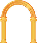 矢量 罗马柱