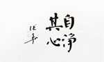 张嘉书法 自净其心