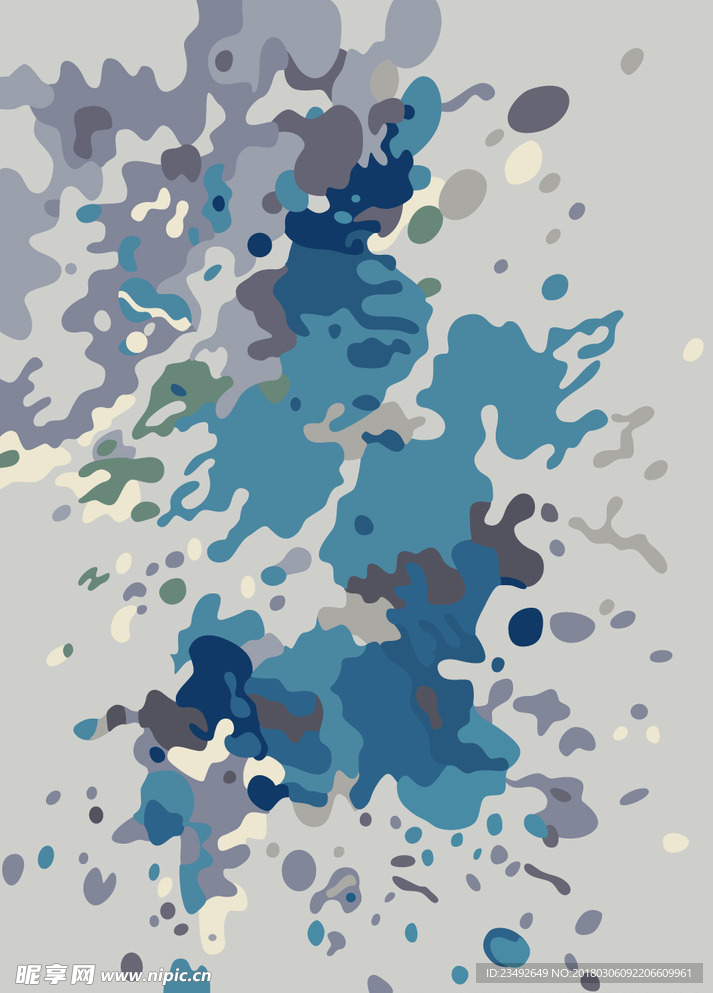 抽象地毯图案设计