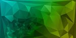 绿色几何炫彩科技背景