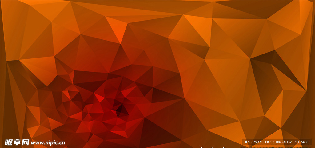 黑橘几何炫彩科技背景