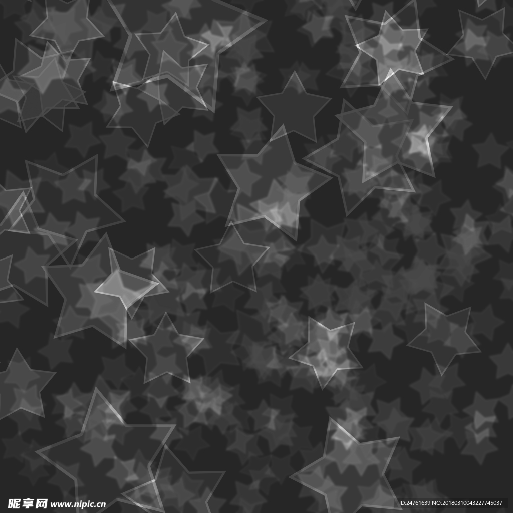 五角星灰度纹理