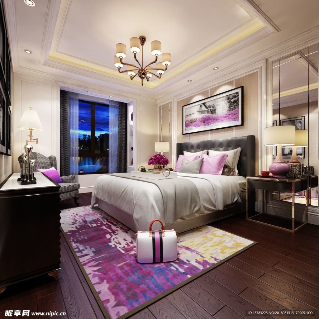 室内设计 高端样板房 高端室内