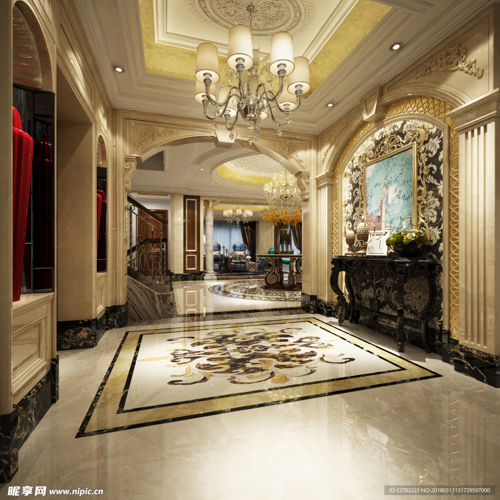 室内设计 高端样板房 高端室内