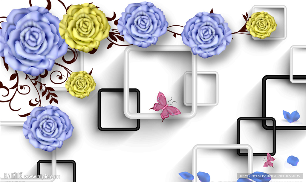 3D背景墙 3D 背景墙 3D