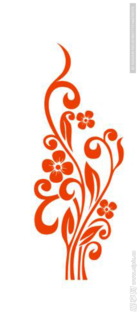 硅藻泥玄关花单花