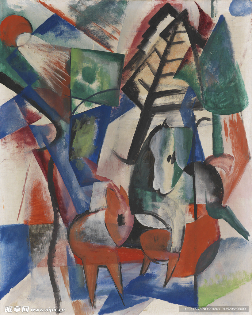 欧美幻想抽象画