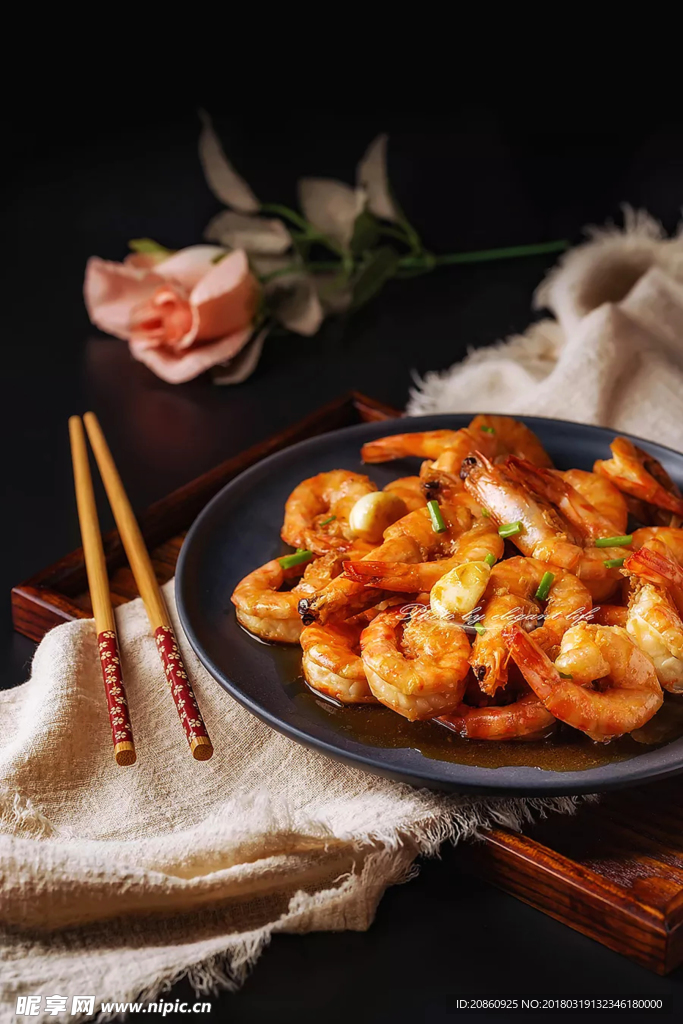 美味的大虾图片