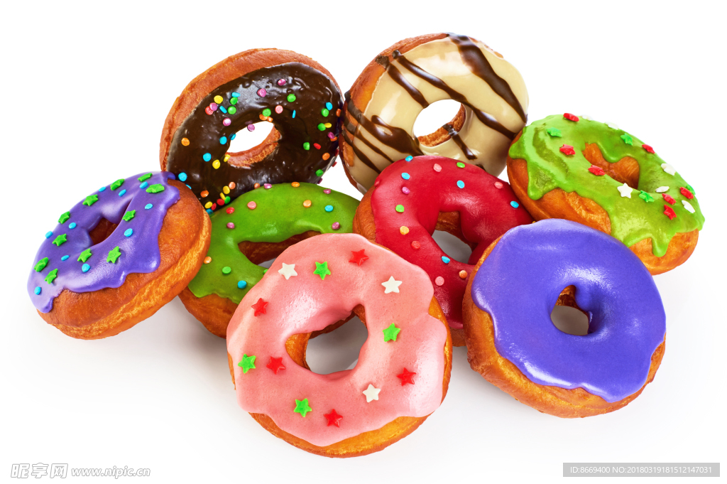 七彩甜甜圈