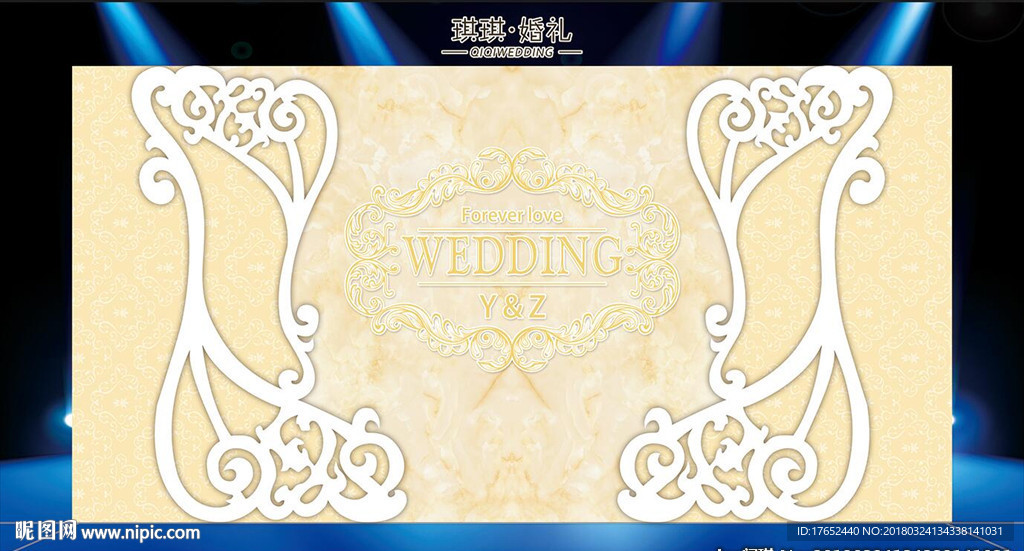 香槟大理石婚礼