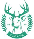 鹿logo一班班徽胸标