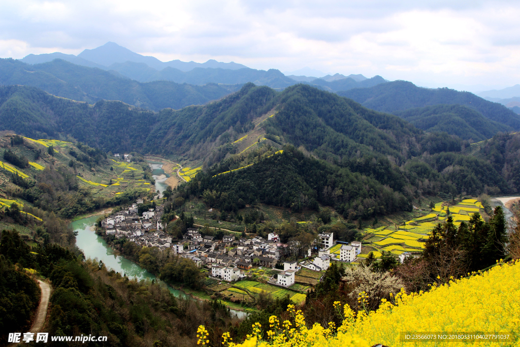 田园油菜花风景摄影