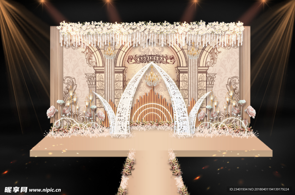 欧式 香槟 巴洛克