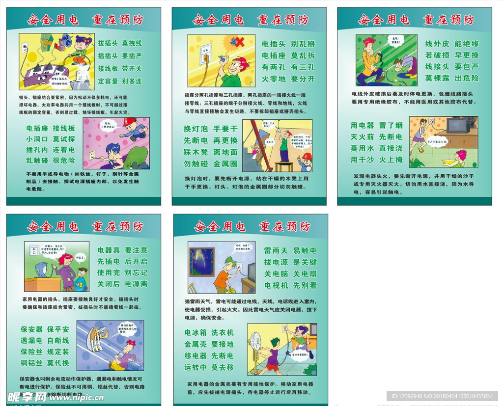安全用电宣传展板