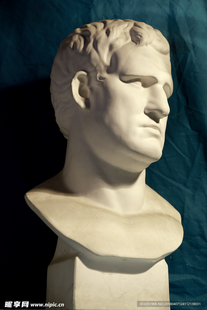 阿格里巴结构素描石膏头像