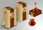 酒盒包装(AI平面展开图)