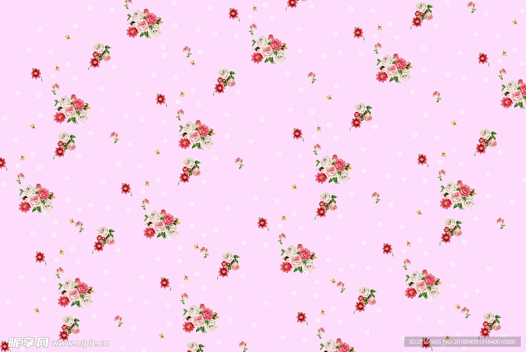 小碎花 花草 花纹 背景