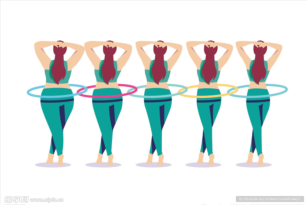 减肥过程对比图矢量